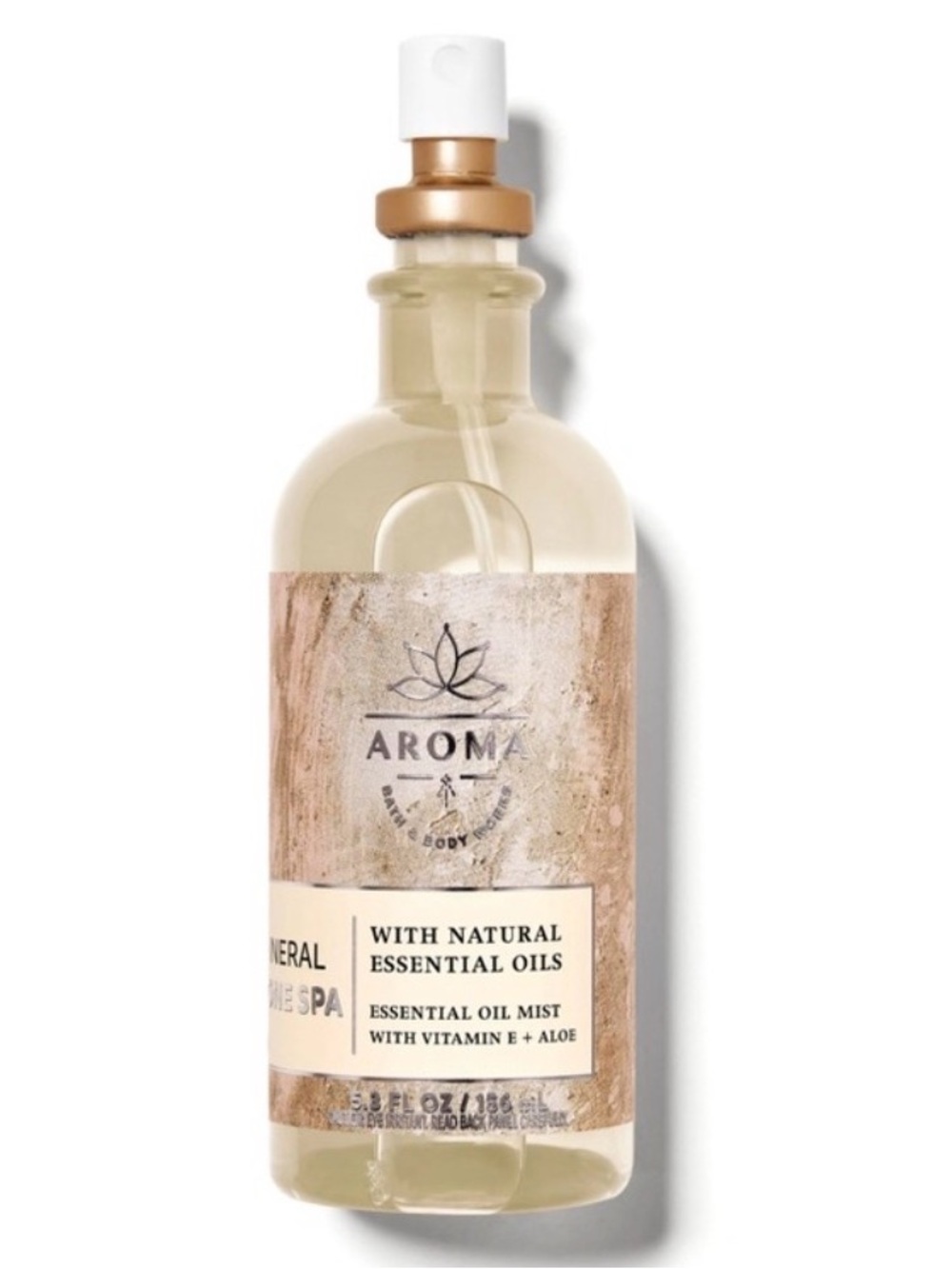 Bath & Body Works Mineral Stone Spa Essential Oil Mist 5.3 FL. OZ.